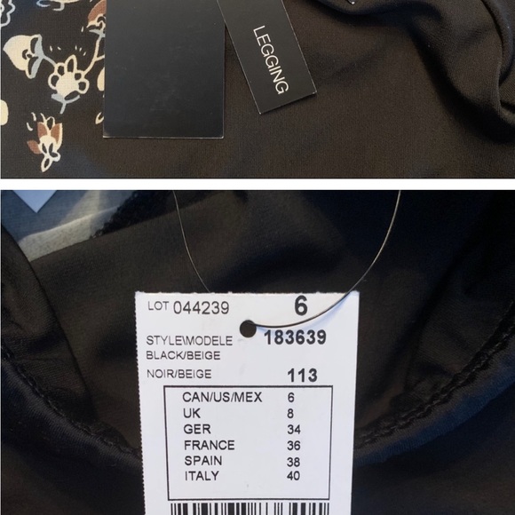 Joseph Ribkoff Paisely Print Leggings - Picture 7 of 7